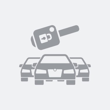 Düz ve izole vektör çizim simgesini minimal ve modern tasarımı ile