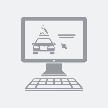 Düz ve izole vektör çizim simgesini minimal ve modern tasarımı ile