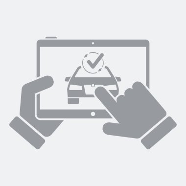 Düz ve izole vektör çizim simgesini minimal ve modern tasarımı ile