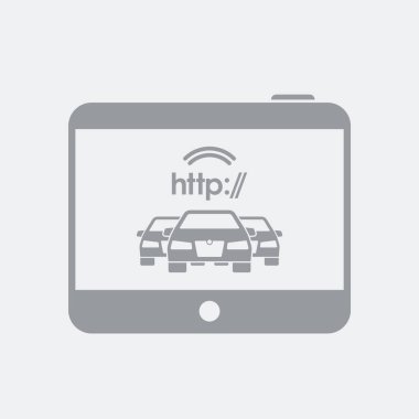 Düz ve izole vektör çizim simgesini minimal ve modern tasarımı ile