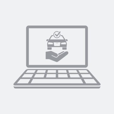 Düz ve izole vektör çizim simgesini minimal ve modern tasarımı ile