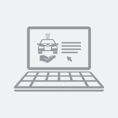 Düz ve izole vektör çizim simgesini minimal ve modern tasarımı ile