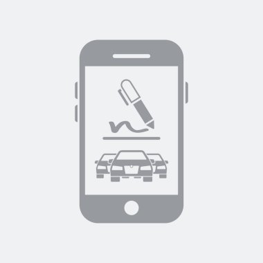 Düz ve izole vektör çizim simgesini minimal ve modern tasarımı ile