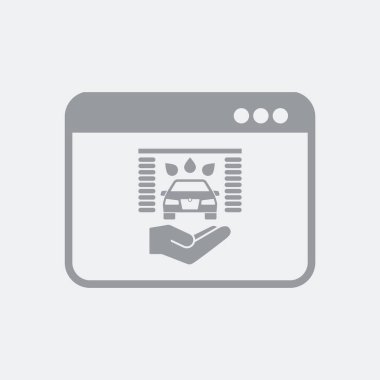 Düz ve izole vektör çizim simgesini minimal ve modern tasarımı ile