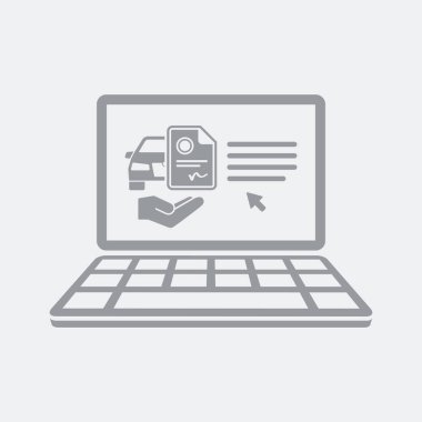 Düz ve izole vektör çizim simgesini minimal ve modern tasarımı ile