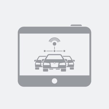 Düz ve izole vektör çizim simgesini minimal ve modern tasarımı ile