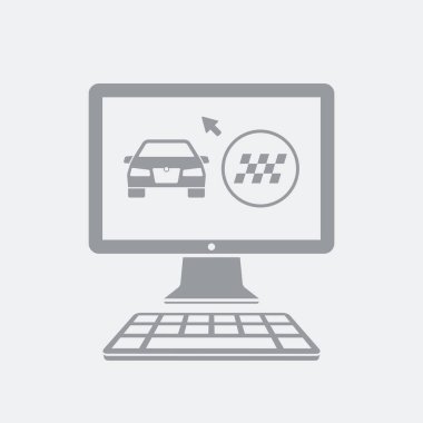 Düz ve izole vektör çizim simgesini minimal ve modern tasarımı ile