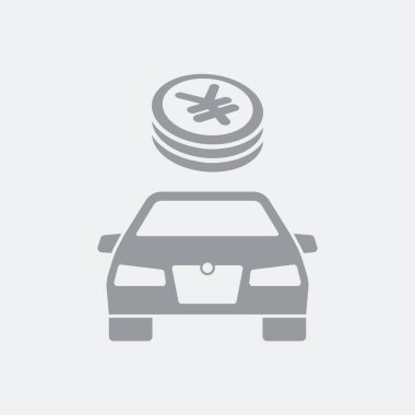 Düz ve izole vektör çizim simgesini minimal ve modern tasarımı ile