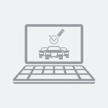 Düz ve izole vektör çizim simgesini minimal ve modern tasarımı ile