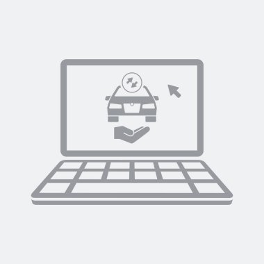 Düz ve izole vektör çizim simgesini minimal ve modern tasarımı ile