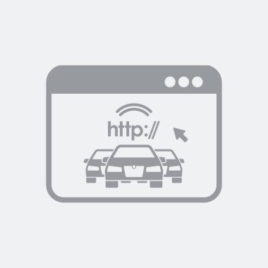 Düz ve izole vektör çizim simgesini minimal ve modern tasarımı ile