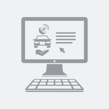 Düz ve izole vektör çizim simgesini minimal ve modern tasarımı ile