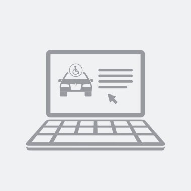 Düz ve izole vektör çizim simgesini minimal ve modern tasarımı ile