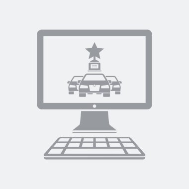 Düz ve izole vektör çizim simgesini minimal ve modern tasarımı ile