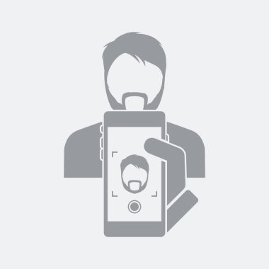 Düz ve izole vektör çizim simgesini minimal ve modern tasarımı ile