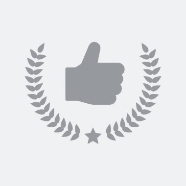 En iyi kalite sembolü simgesi