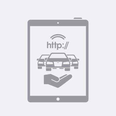 Web bağlı araba simgesi