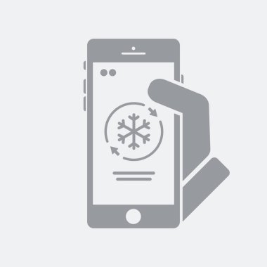 Düz ve izole vektör çizim simgesini minimal ve modern tasarımı ile