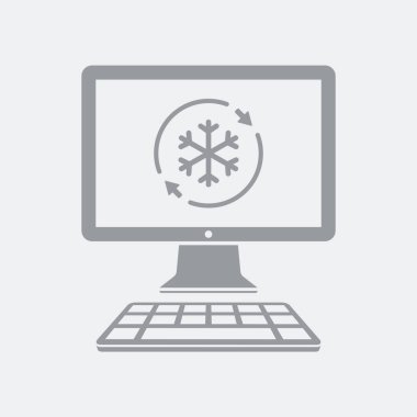 Düz ve izole vektör çizim simgesini minimal ve modern tasarımı ile