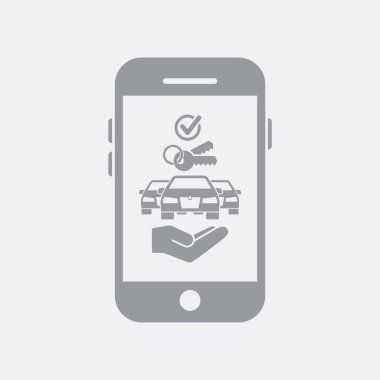 Düz ve izole vektör çizim simgesini minimal ve modern tasarımı ile