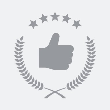 Düz ve izole vektör çizim simgesini minimal ve modern tasarımı ile