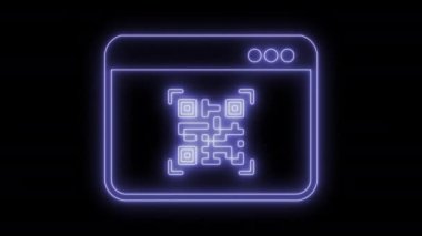 Bilgisayar penceresinde QR kodu