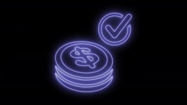 Ödeme kontrol Icon - dolar