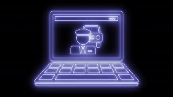 Carro motorista web service — Vídeo de Stock