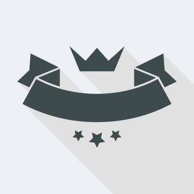 Asil afiş. Düz, temiz, en az ve izole vektör illustrat