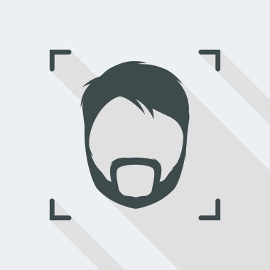 Adsız sakallı yüzüne odaklan