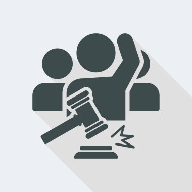 Müzayede galibi kavramı simgesi