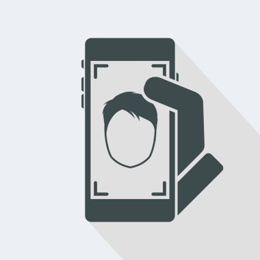 Akıllı telefonda yüz resmi portre