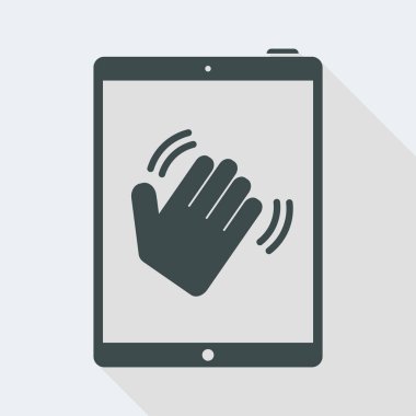 Tablet ve Merhaba el jest