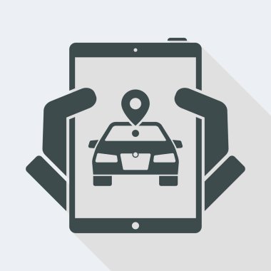 Tablette Mobil araç navigatörü