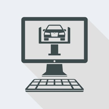 Bilgisayar masaüstünde araba kontrol yazılımı