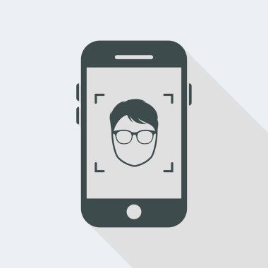 Smartphone bir portre fotoğraf çekmek