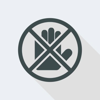 Yasak erişim kavramı simgesi