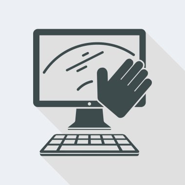 Bilgisayar monitörü el ile temizle