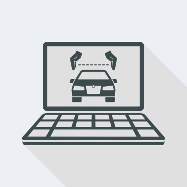 Bilgisayar sayfasında araç boyutları ölçümü