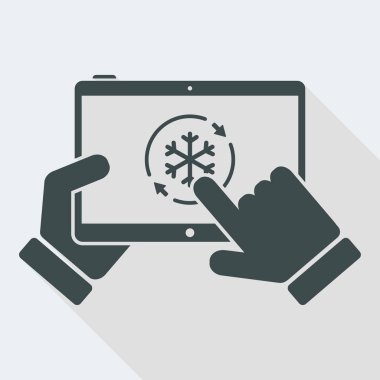 Mobil uygulamada Klima seviyesi kontrolü