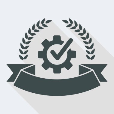 Premium garanti etiketi simgesi