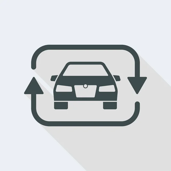 Icono de concepto de renovación de coche — Archivo Imágenes Vectoriales