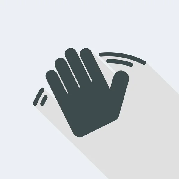 Käsi ele tervehdys — vektorikuva