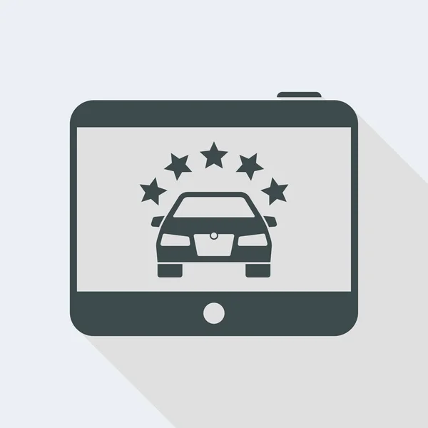 Online lyx bil tjänster — Stock vektor
