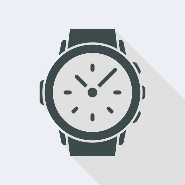 Smartwatch ou icône de montre-bracelet — Image vectorielle