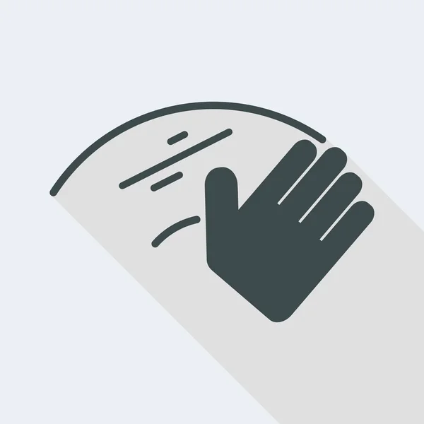 Hand in Hand mit dem Putzen — Stockvektor
