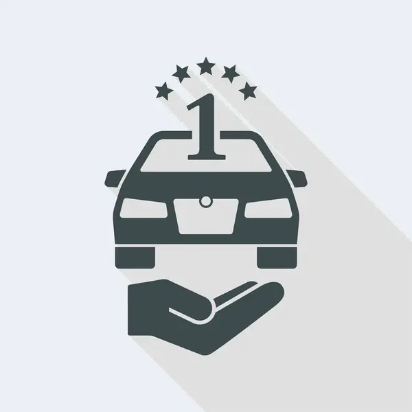 Ikona najlepszej usługi samochodowej — Wektor stockowy