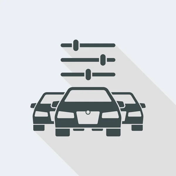 Auto aangepast configuratie concept — Stockvector