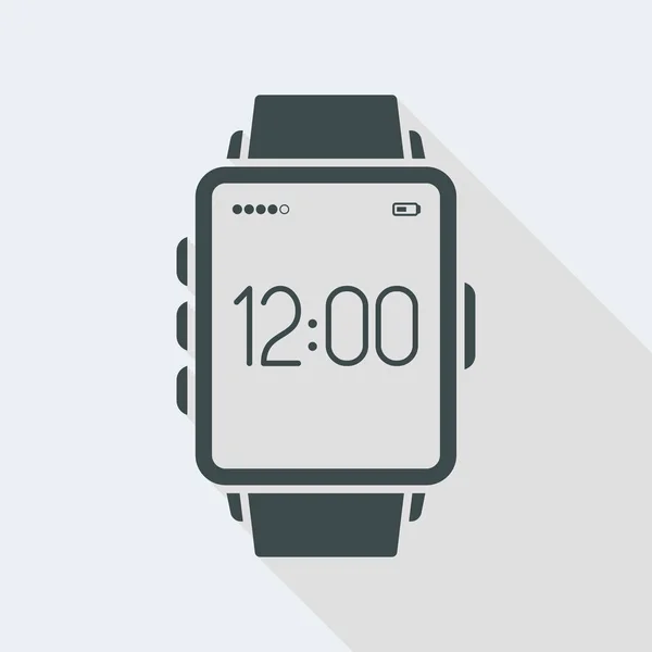 Reloj de pulsera digital, reloj inteligente o cronómetro — Vector de stock