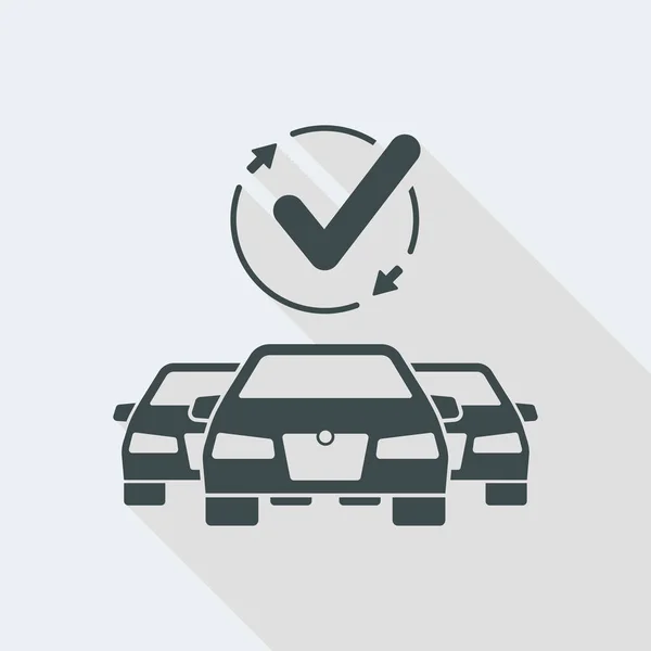 Full incheckad bil service — Stock vektor